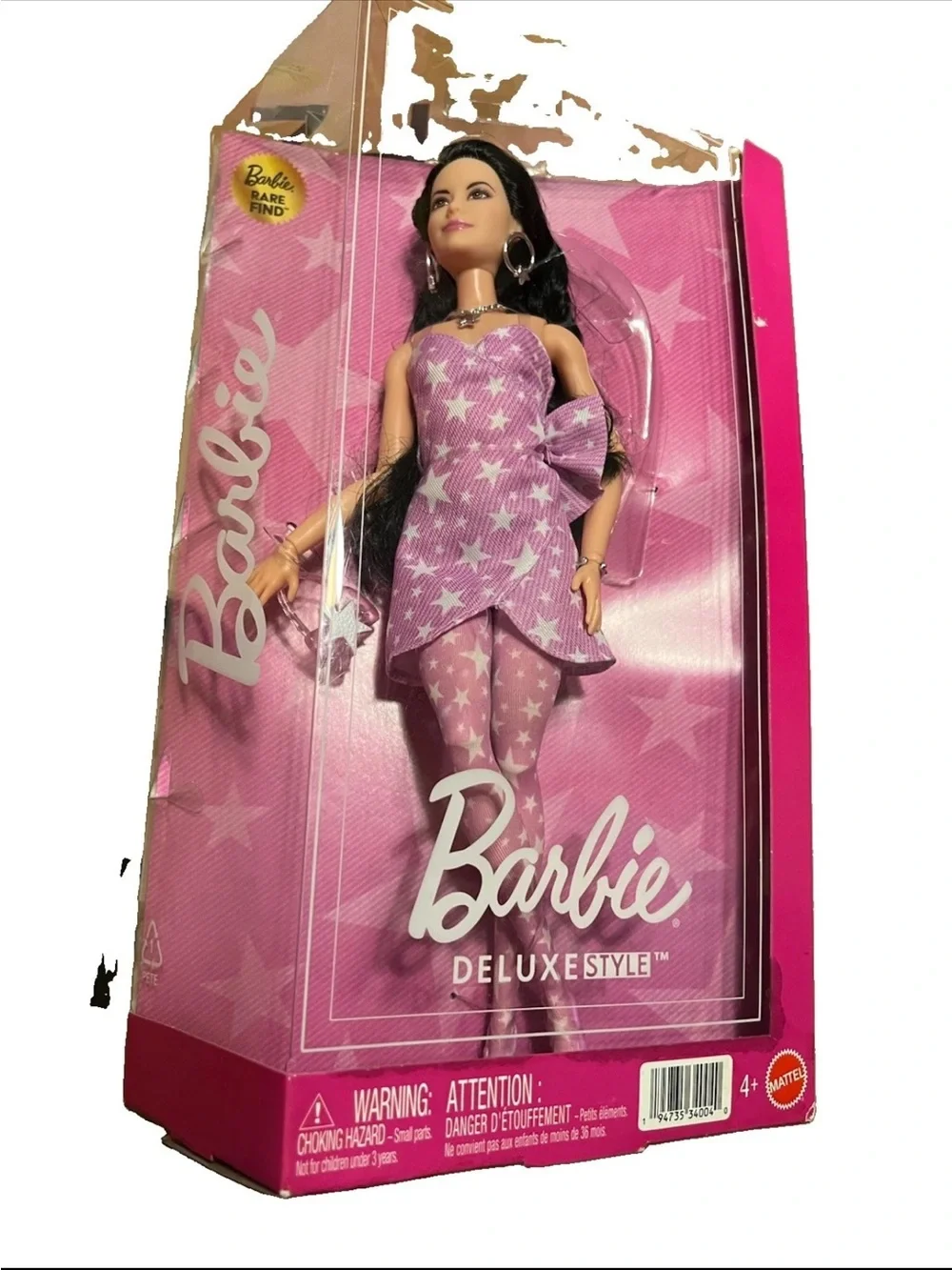 Mattel Barbie Pink Star-Print Fashion Doll